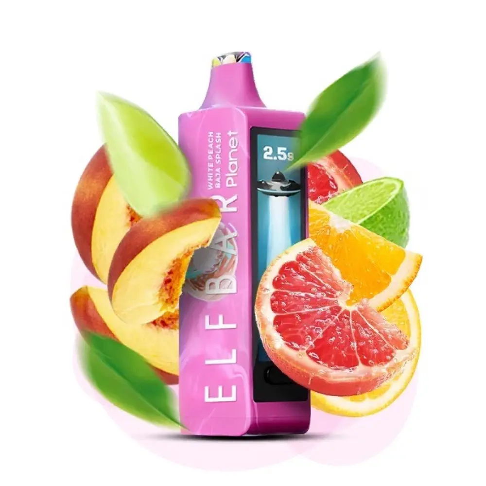Elf Bar PLANET 25000 White Peach Baja Splash (Білий Персик Цитруси)