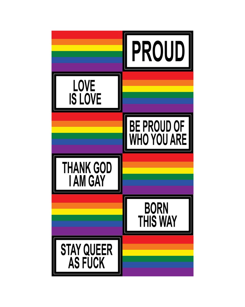 Стікерпак "Proud" для цигарок від True Stickers