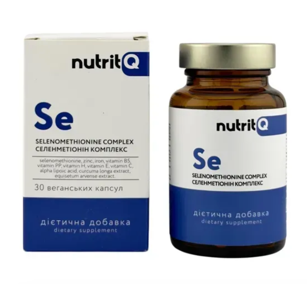 Дієтична добавка для волосся «Селенметіонін Комплекс» SELENOMETHIONINE COMPLEX, 30 капсул
