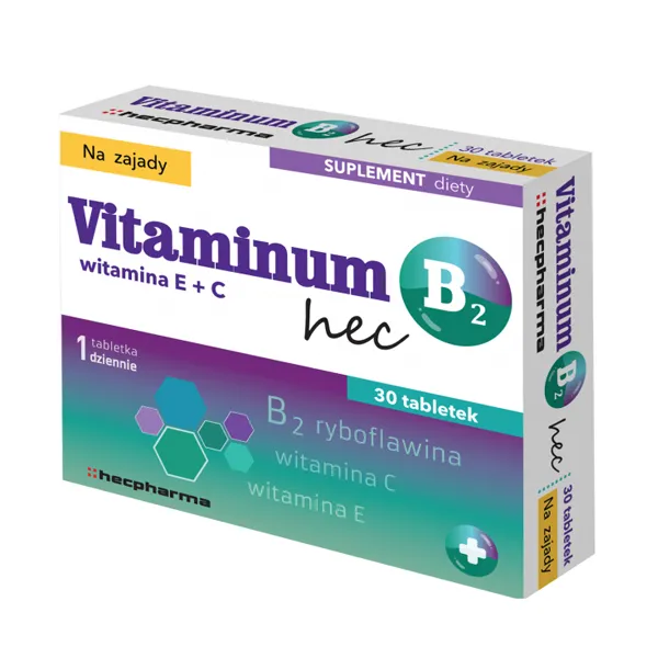 Vitaminum B2 Hec комплекс для здоров'я шкіри - 30 таблеток
