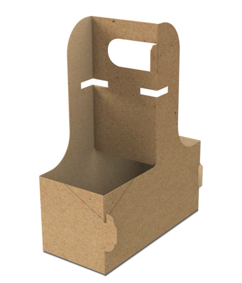 Підстаканник на 2 стакани, 169*217*76 мм, упаковка 50 шт, 013300047