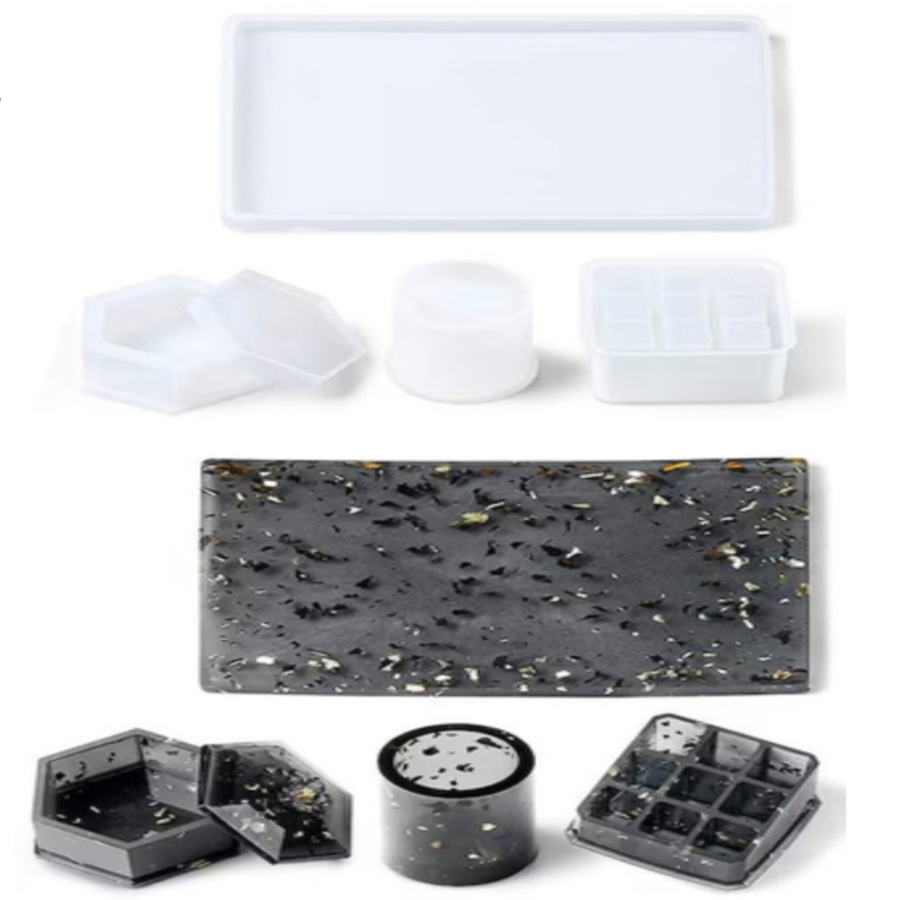 Cosmetic / Jewelry Storage Set Mold