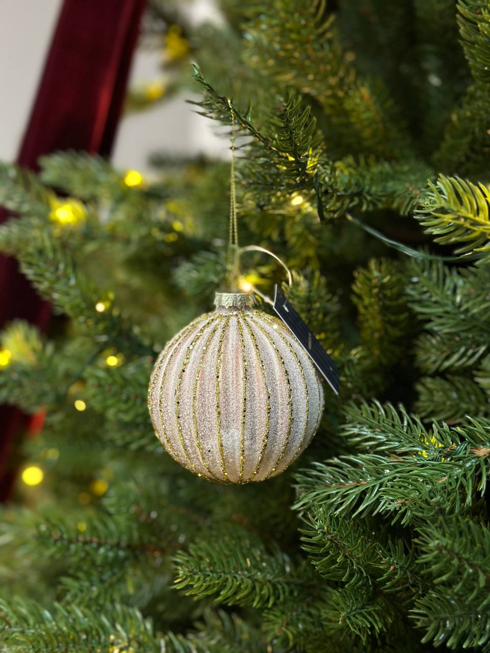 Ялинкова прикраса із цукровим покриттям 10 см