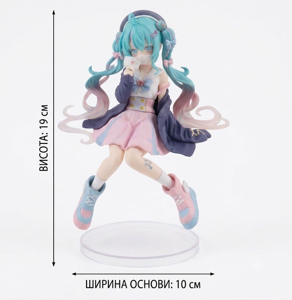 Колекційна аніме-фігурка Hatsune Miku Fashion Figure, фігурки Хацуне Міку