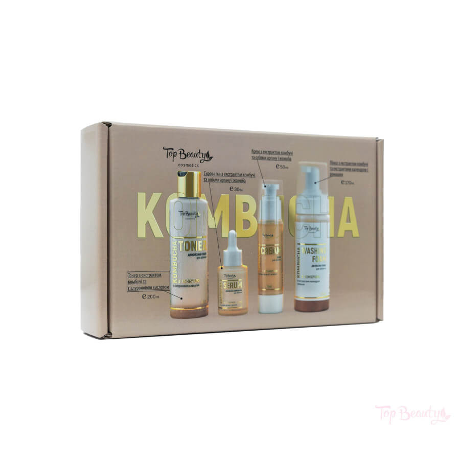 Бокс *набір подарунковий "Серія KOMBUCHA" 4 товари в коробці