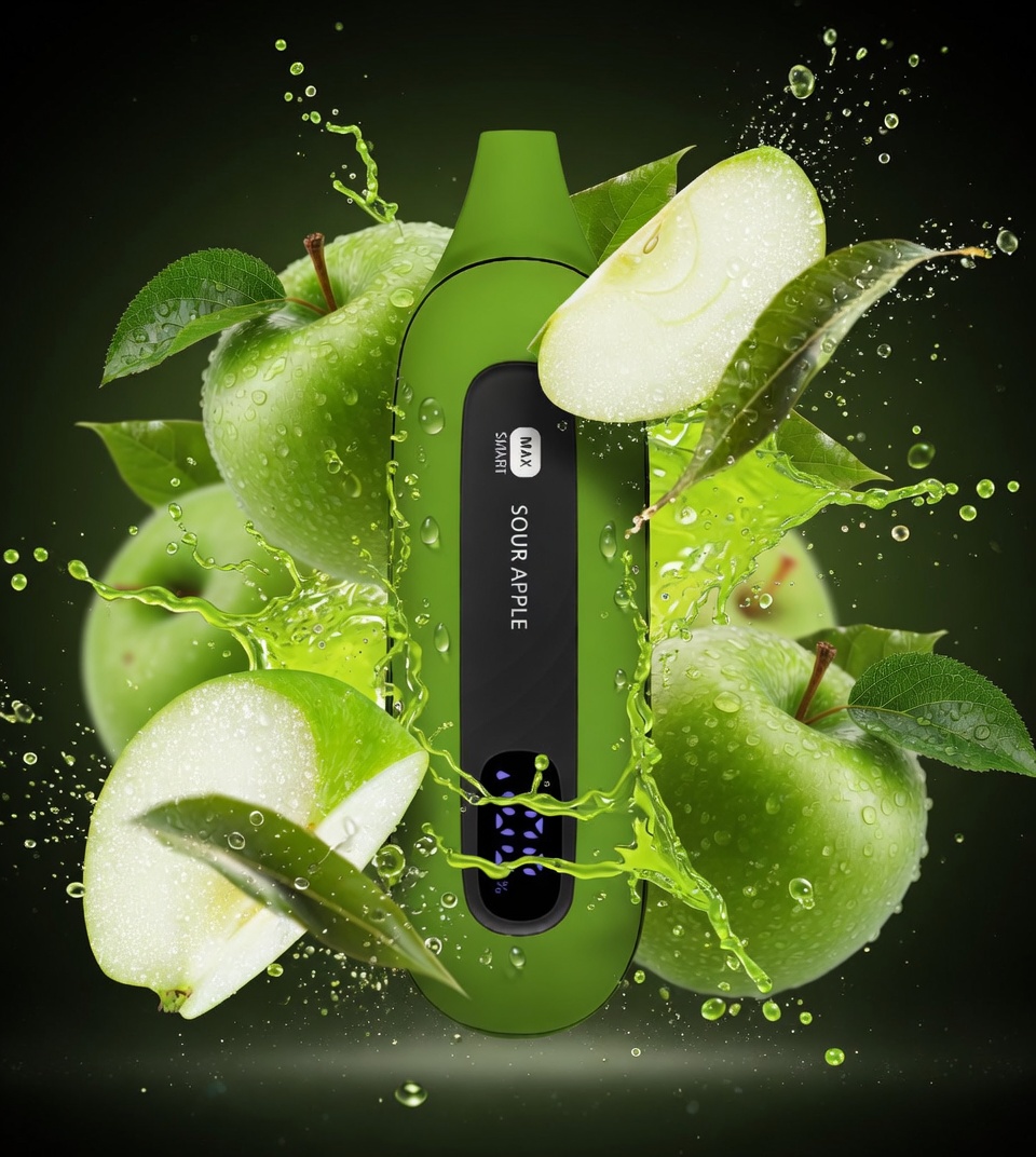 MAX SMART 12000 Sour Apple (Кисле Яблуко)