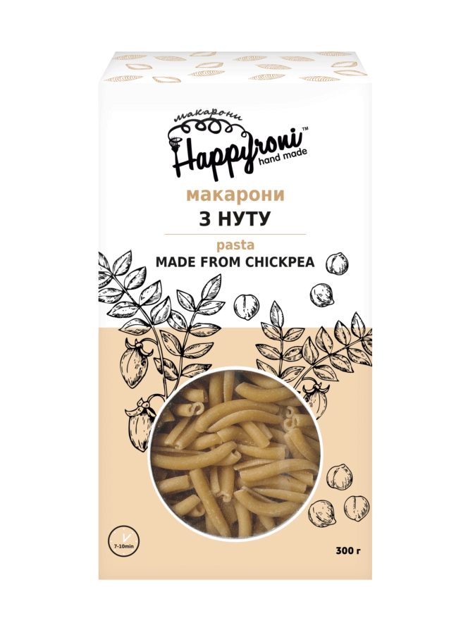 Завитки з нуту - Happyroni, 300 г