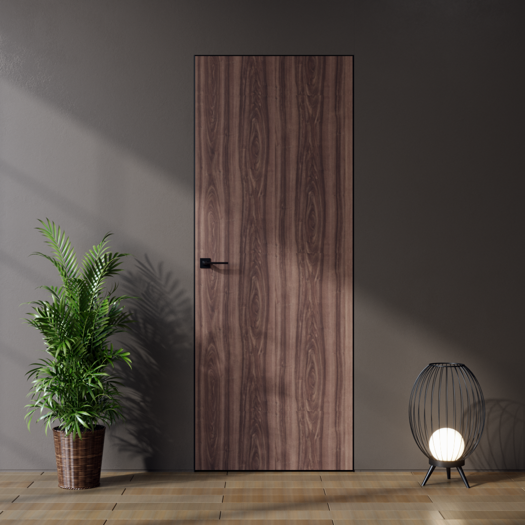 Приховані двері UNI GLASS - МДФ шпоноване