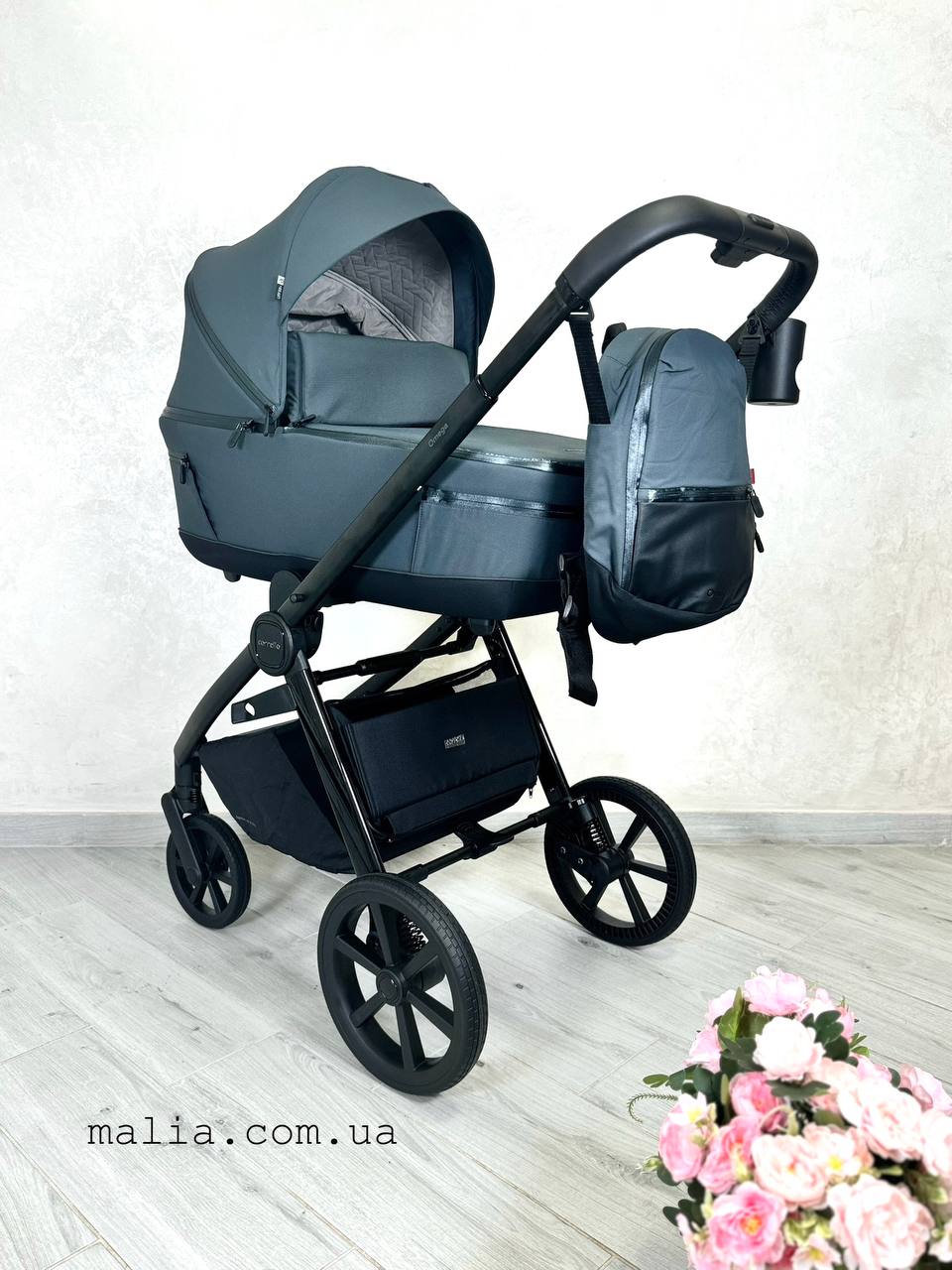 Коляска 2в1 Carrello Omega + CRL-6540 (2in1) Meteor Grey