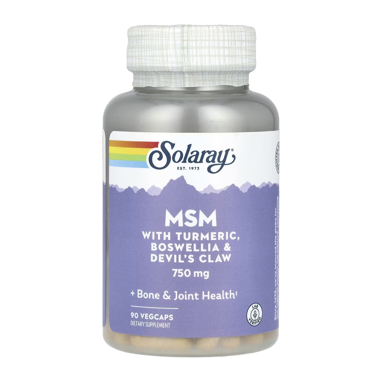 MSM 750mg - 90 cap