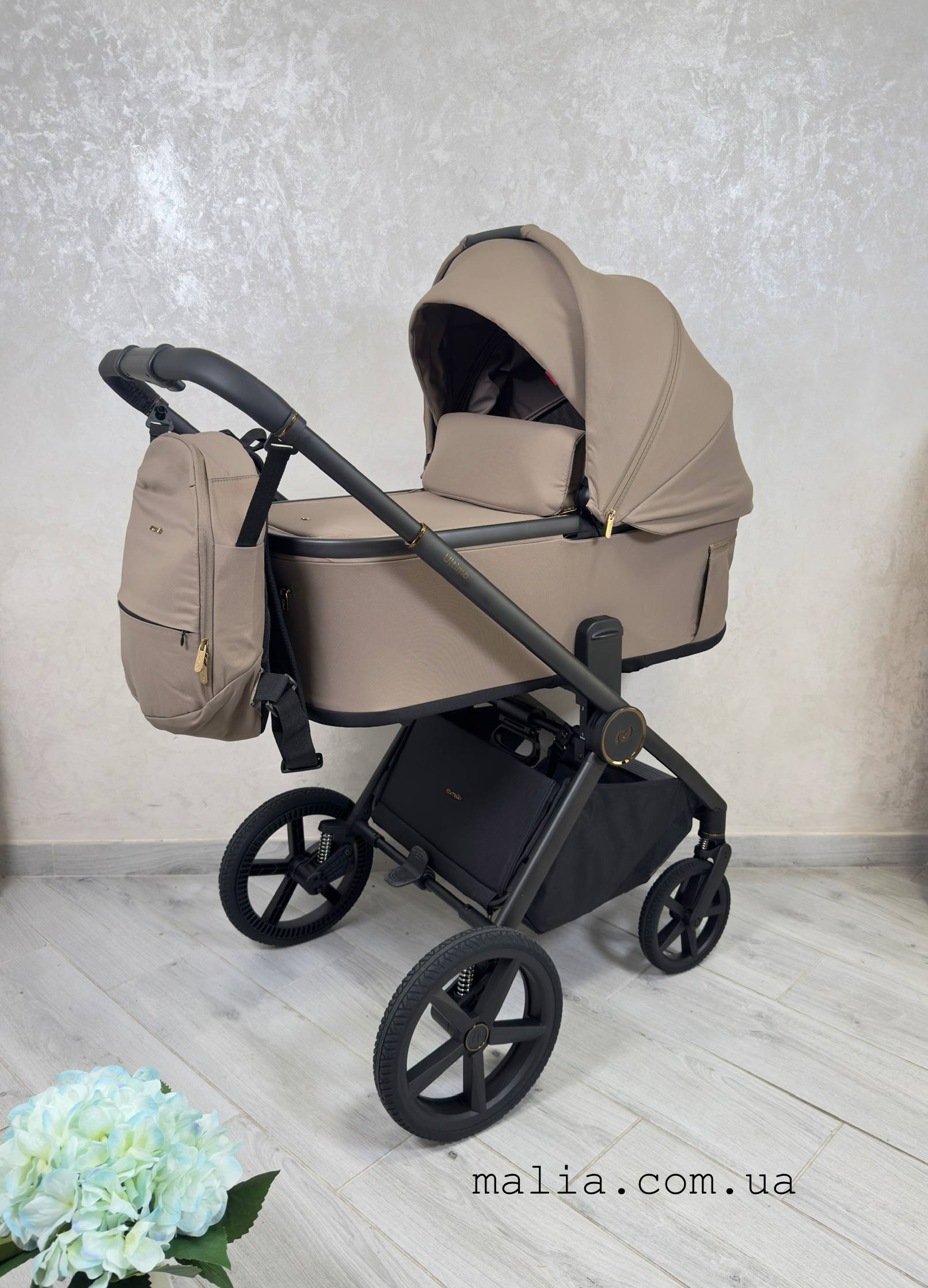 Коляска універсальна 2в1 CARRELLO Ultimo F CRL-6701 (2in1) Acoustic Beige