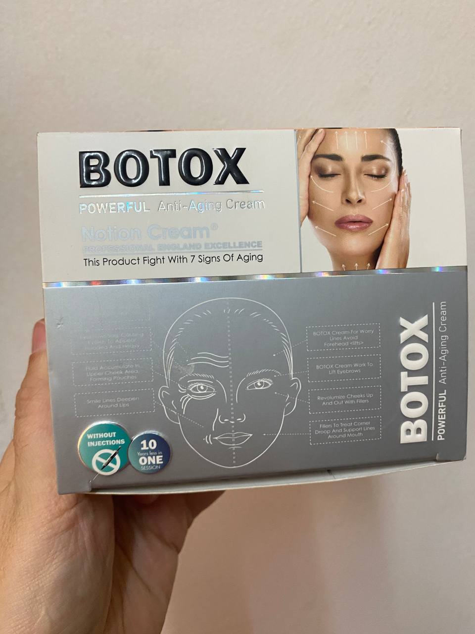 BOTOX Powerful ANTI AGING Cream БОТОКС Антивіковий крем Notion Cream