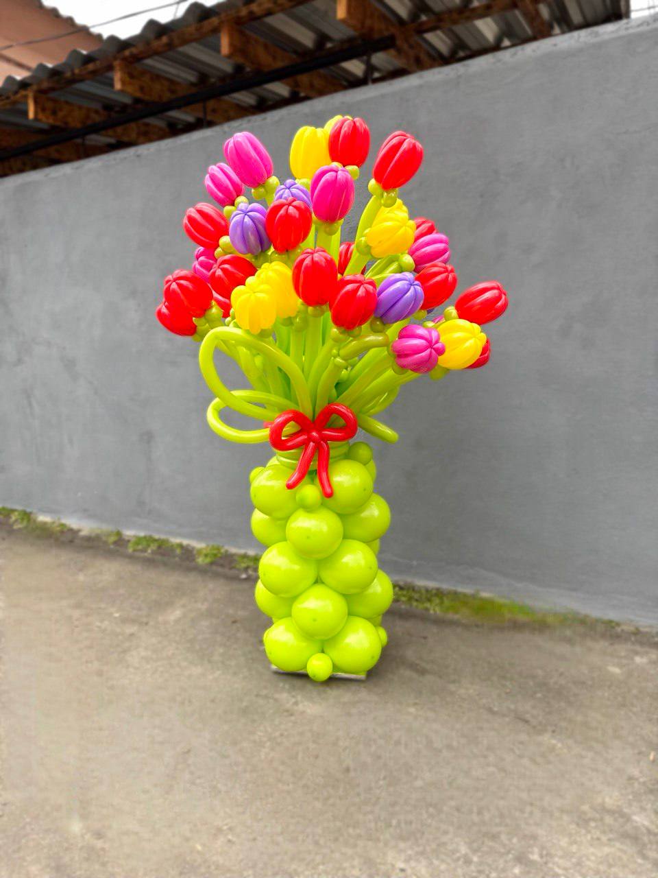 Whimsical Balloon Tulip Bouquet