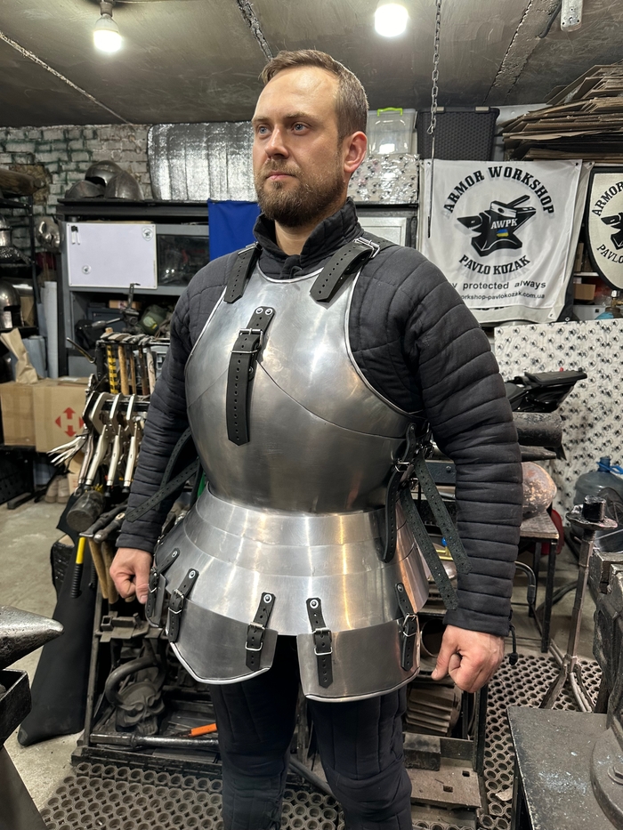 Armor cuirass “Model leather pendants“