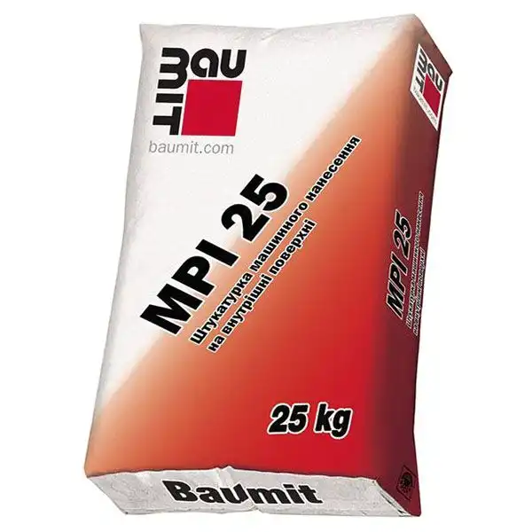 Baumit MPI 25 штукатурка цементно-вапняна 25 кг. Бауміт МПІ