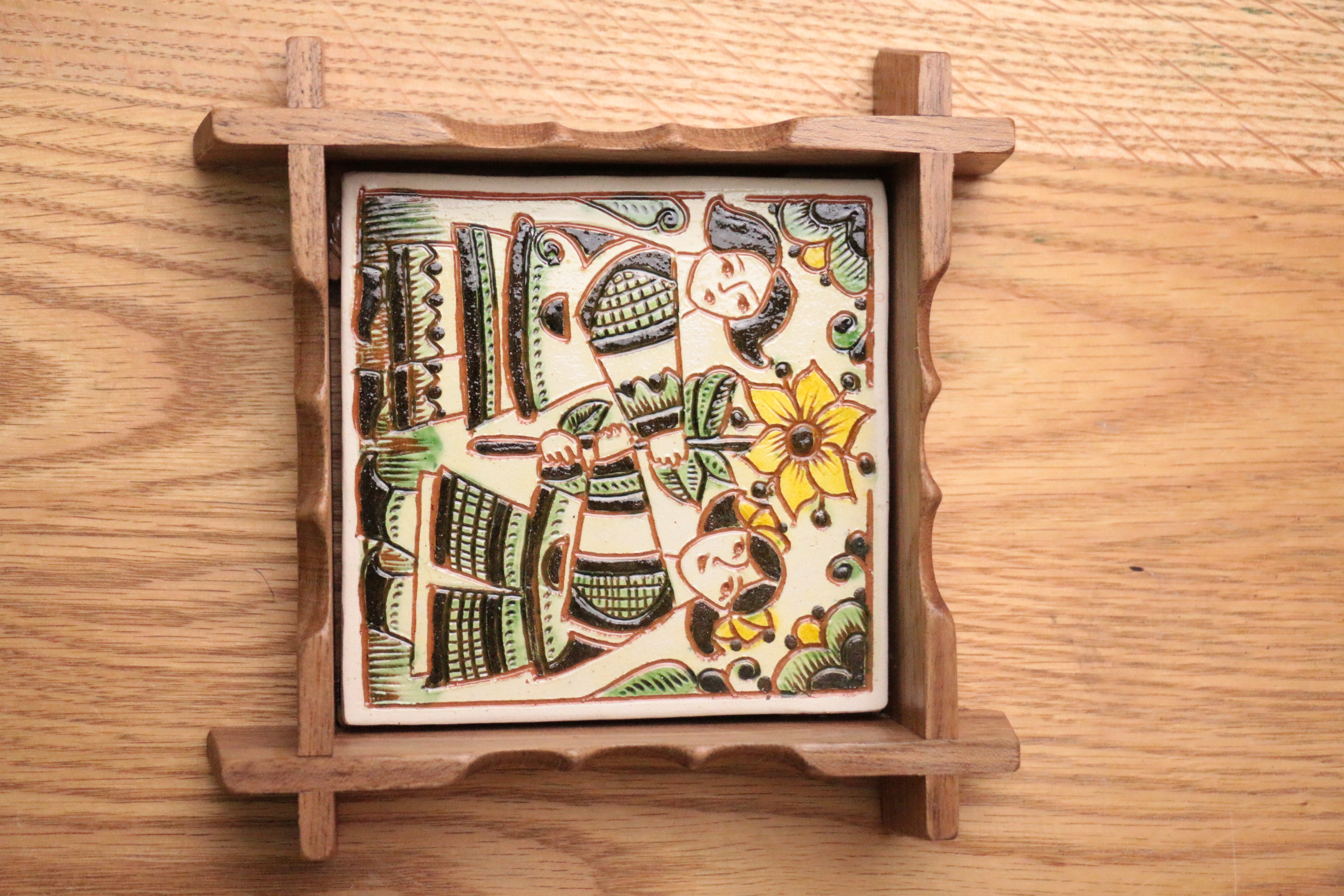 Плиточка у рамці "Весна", 15*15 см