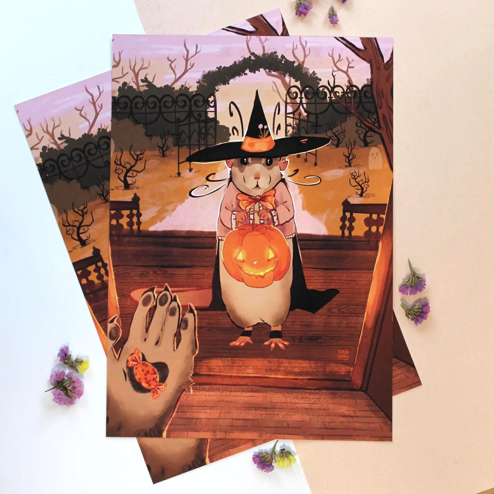 Гелловінський плакат А4