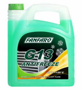 Антифриз зелений готовий Antifreeze G13 (-40) 5л Fanfaro