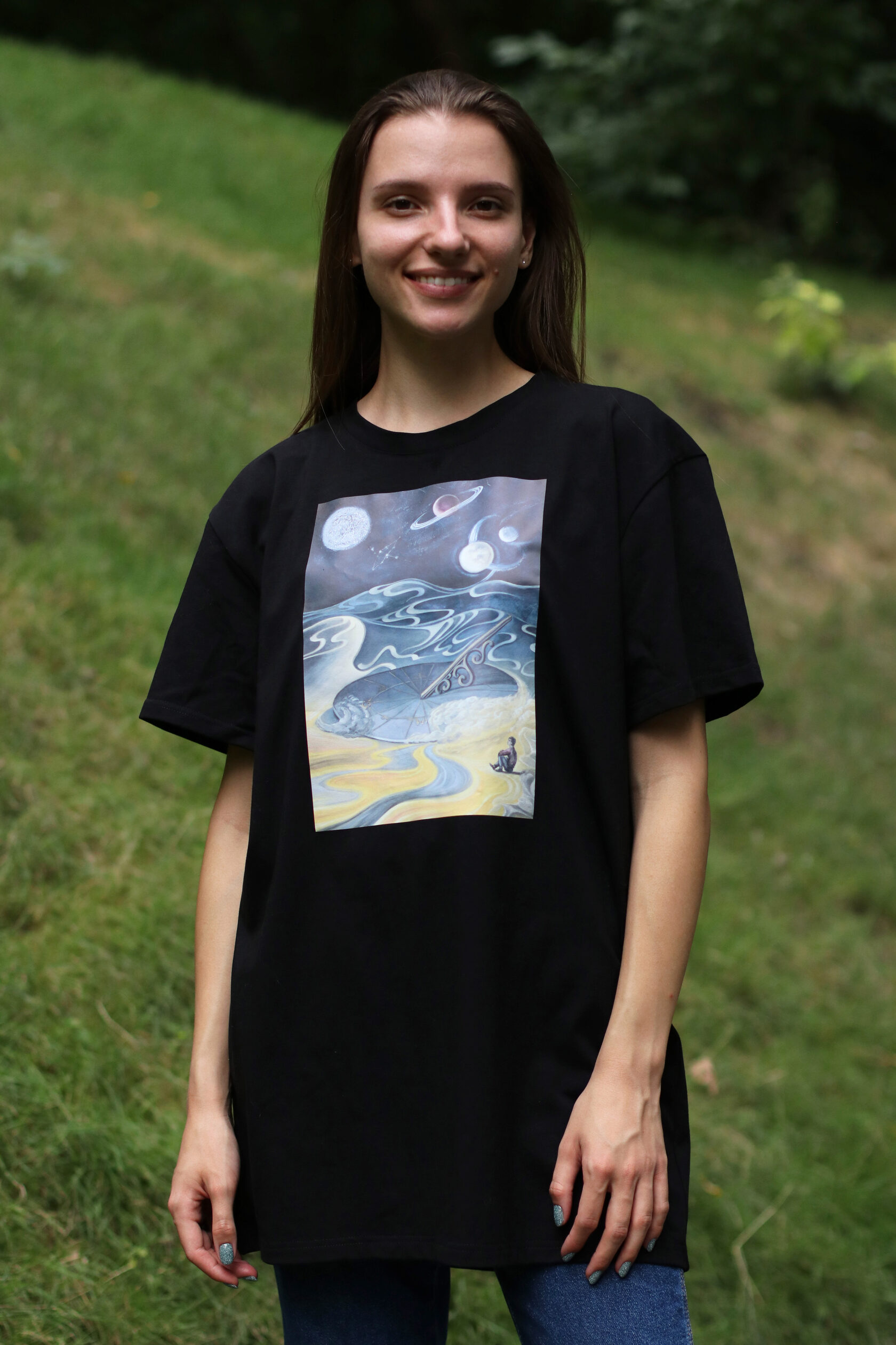 «Twenty-eighth (28th) lunar day» black t-shirt