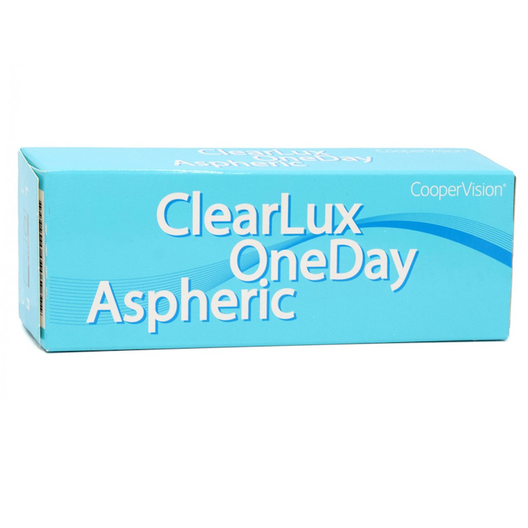 КОНТАКТНІ ЛІНЗИ CooperVision CLEARLUX ONE DAY ASPHERIC (30 бл./уп.)