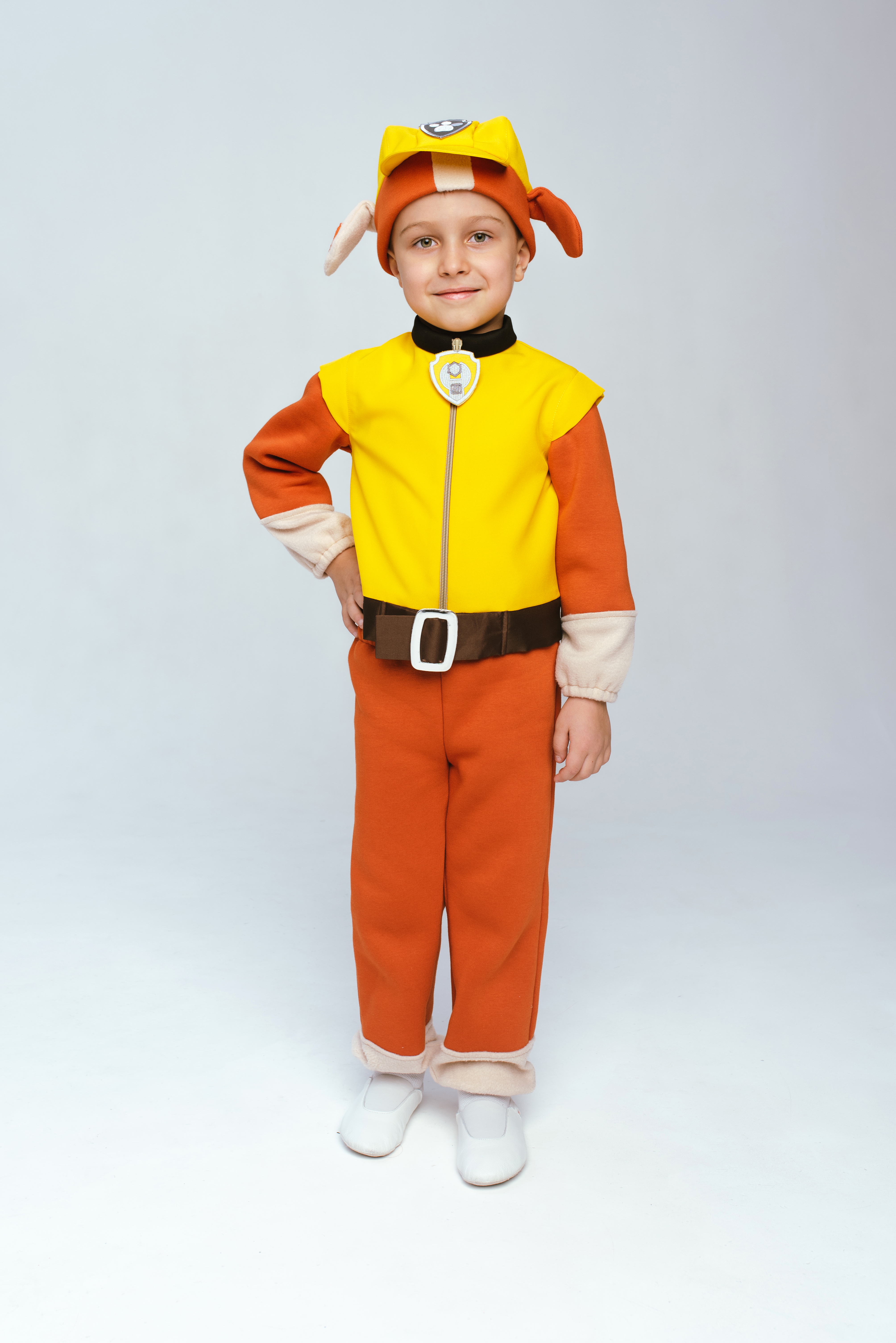 Rubble Puppy Costume from Sashka – Paw Patrol Inspired (Size 3T–8)