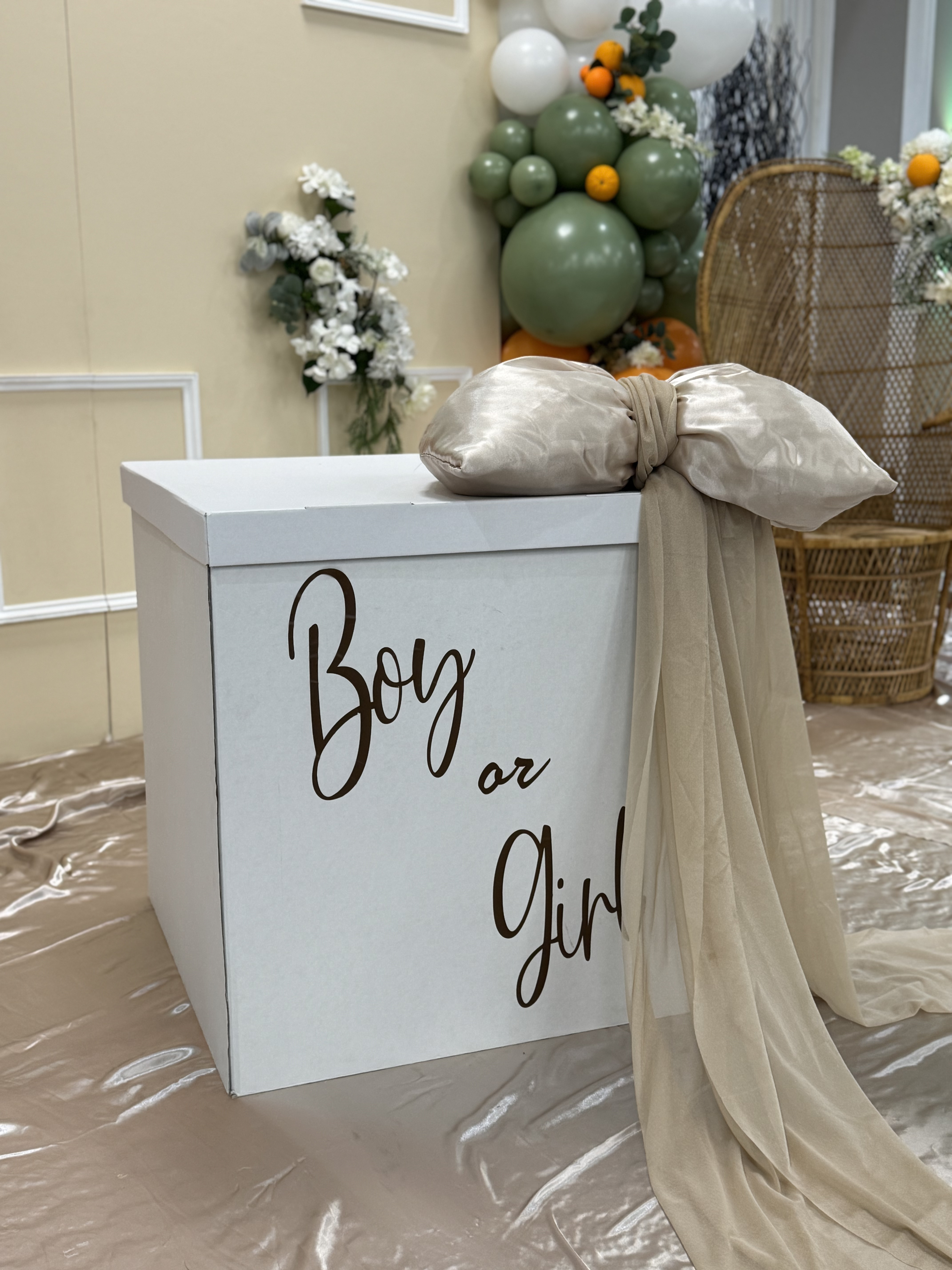 Gender Reveal Balloon Box