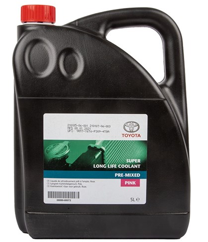 Antifreeze Toyota Super Long Life Pre-Mixed Pink(-37°), 5л.