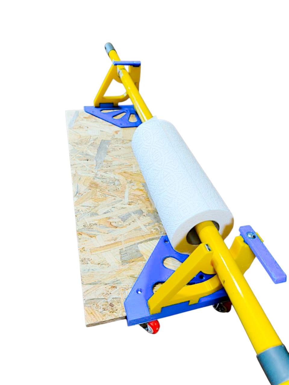 Підставка-опора для склохолста, на колесах