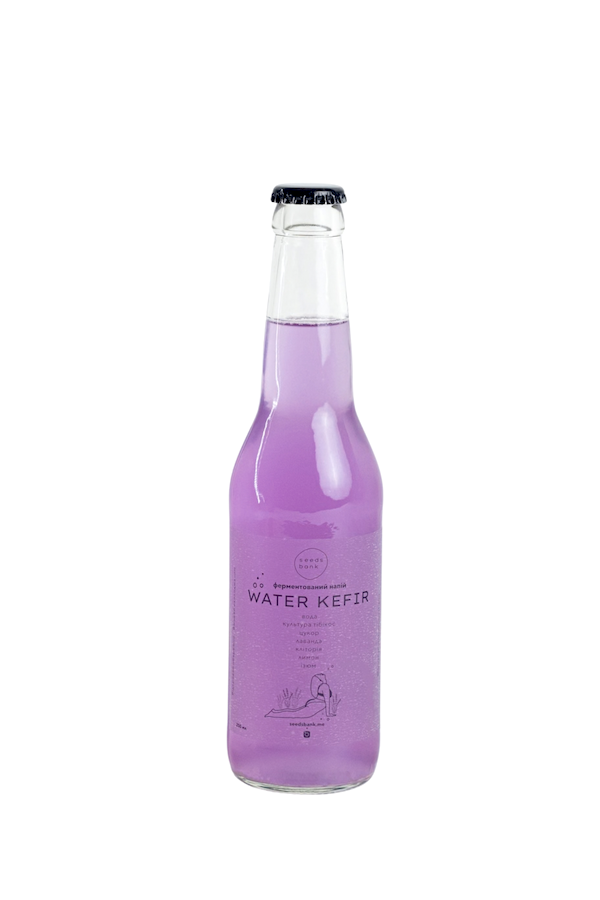 Водний кефір (тібікос) Лаванда з кліторією і лимоном