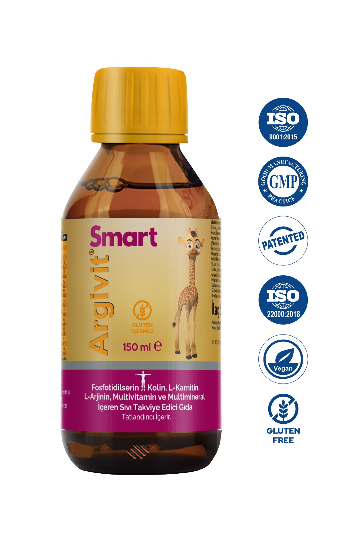 Argivit Smart Syrup 150ml – Cognitive & Immune Support for Kids
