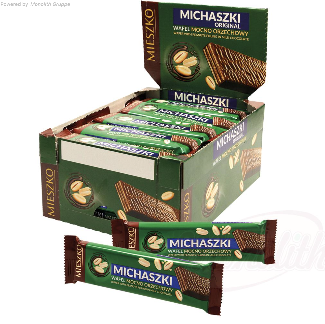 🇵🇱 "CHOCOLADORRO" Barquillos con relleno de crema de cacahuetes, 35 un x 34 g.
