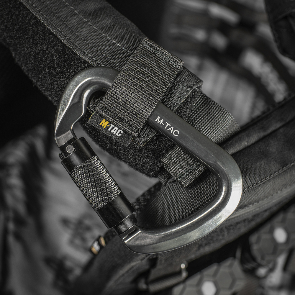 Міцний карабін з байонетною муфтою "KEYLOCK 10 CM GREY" від українського бренду "M-TAC".