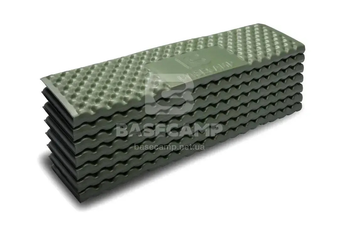 Килимок кемпінговий, каремат Base Camp Hunter Wide IXPE, Olive Green