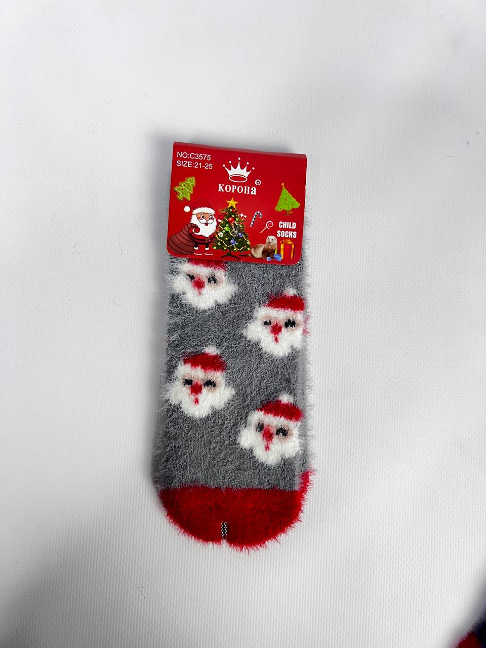 Аногорові носочки новорічні (21-25) розмір