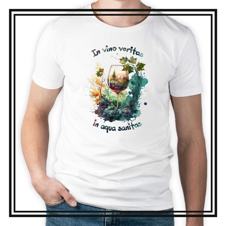 Футболка  "In vino veritas"