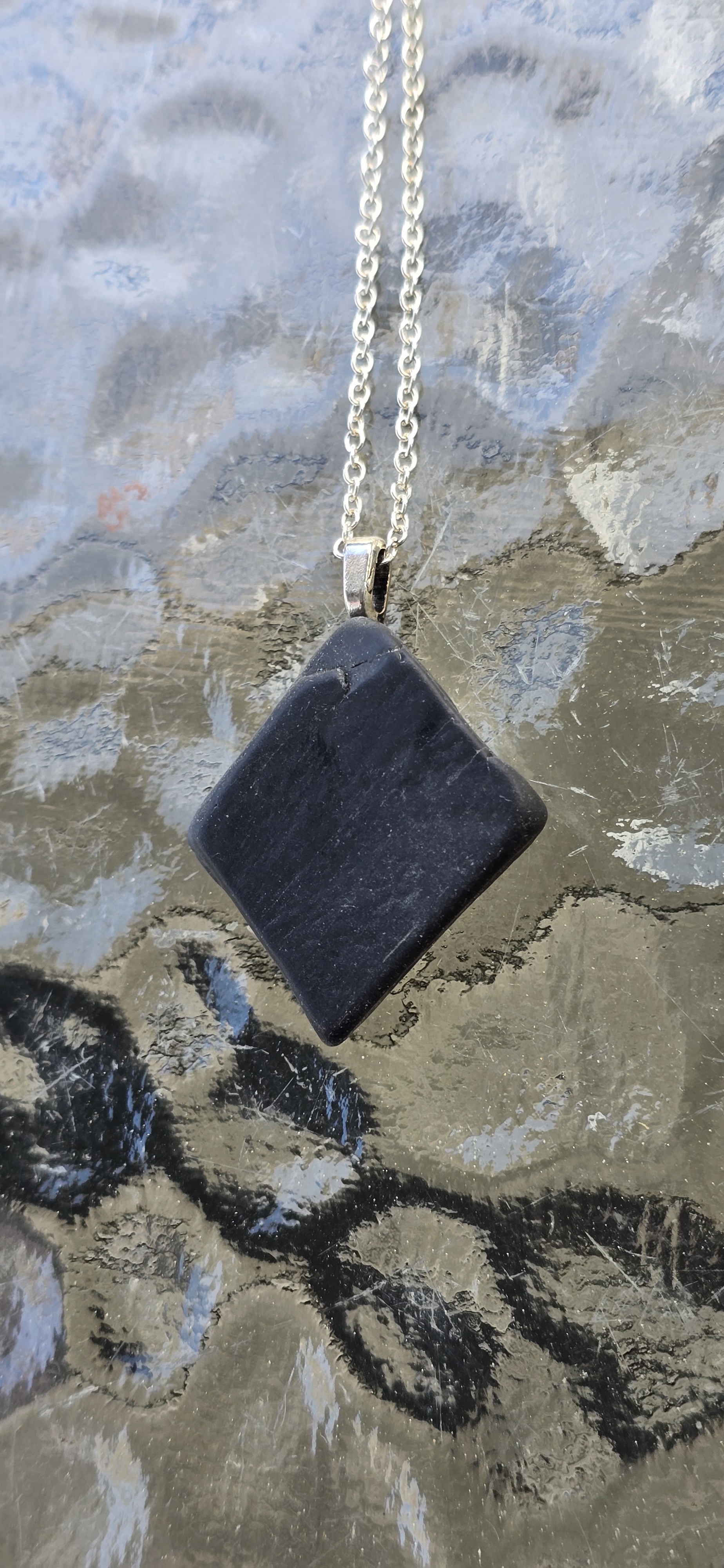 Diamond Stone Necklace