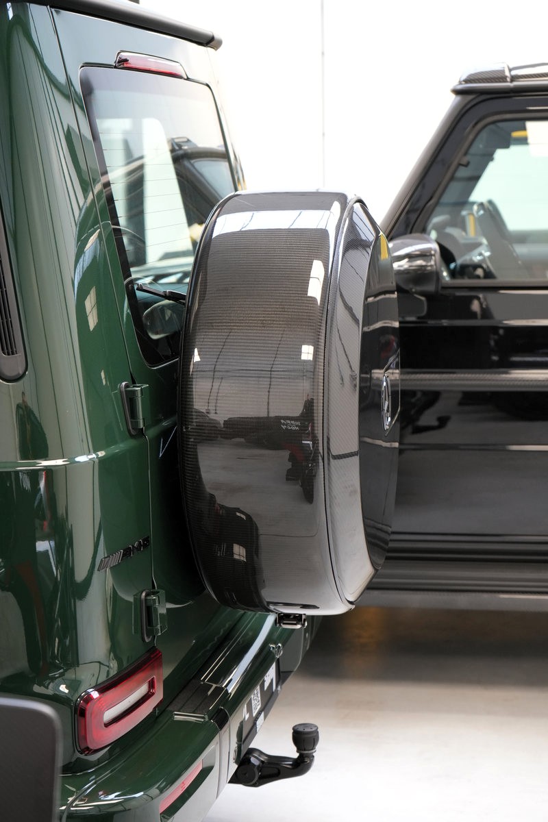 O-Ring Carbon Spare wheel Cover G class