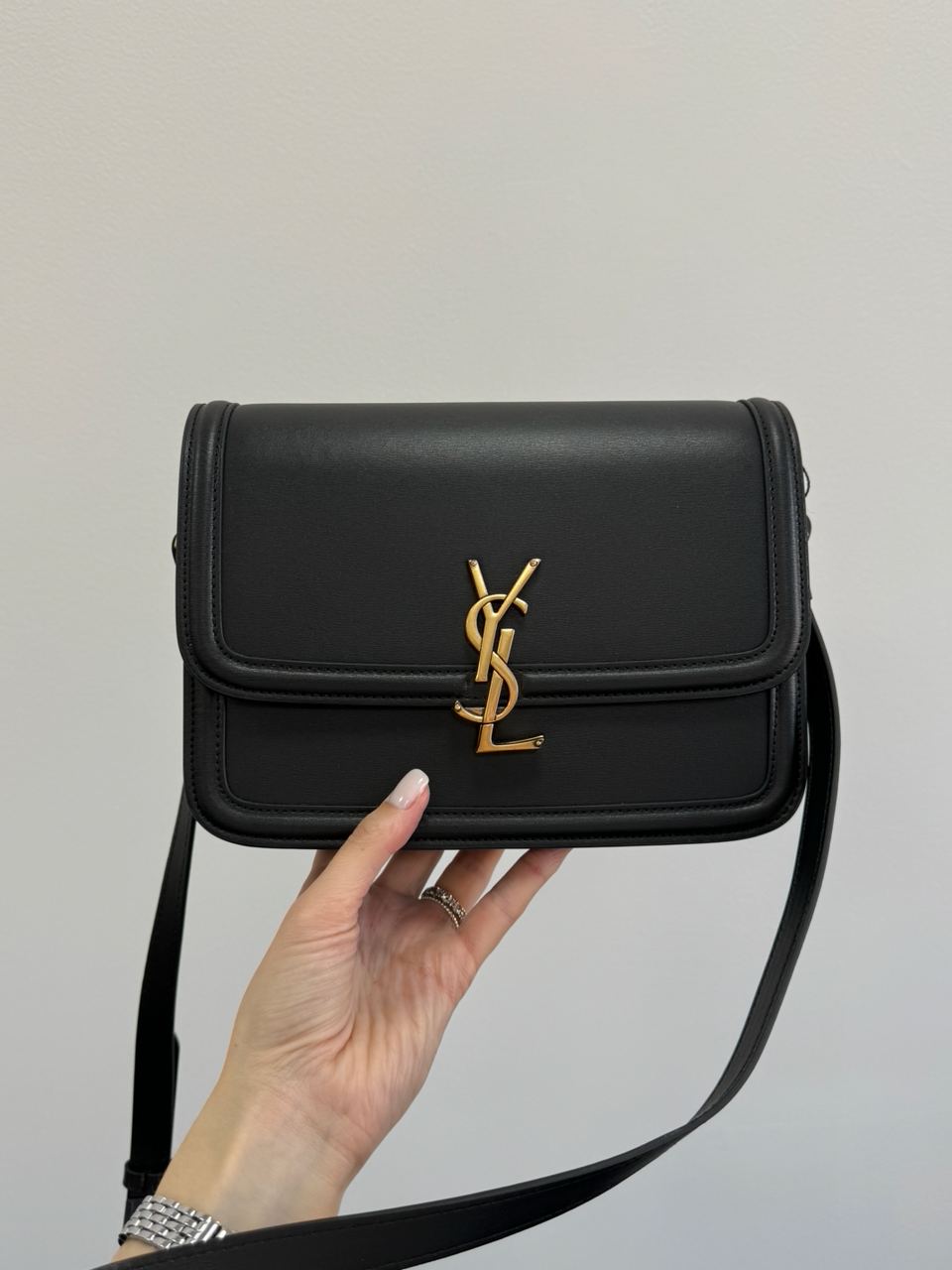Yves Saint Laurent Solferino Large Black/Gold