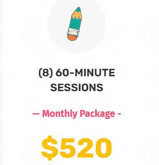 (8) 60-MINUTE Sessions - Monthly Package