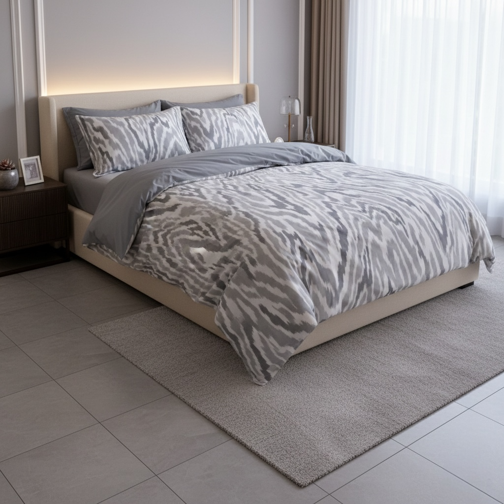 Постільна білизна з ранфорсу, колір Монохром