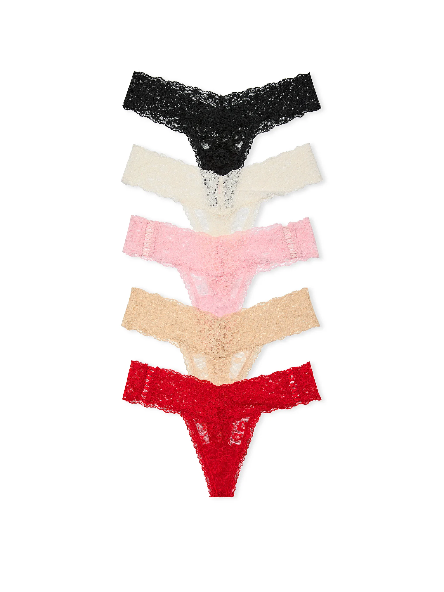 Набір трусиків 5-Pack Lace Thong Panties Mix