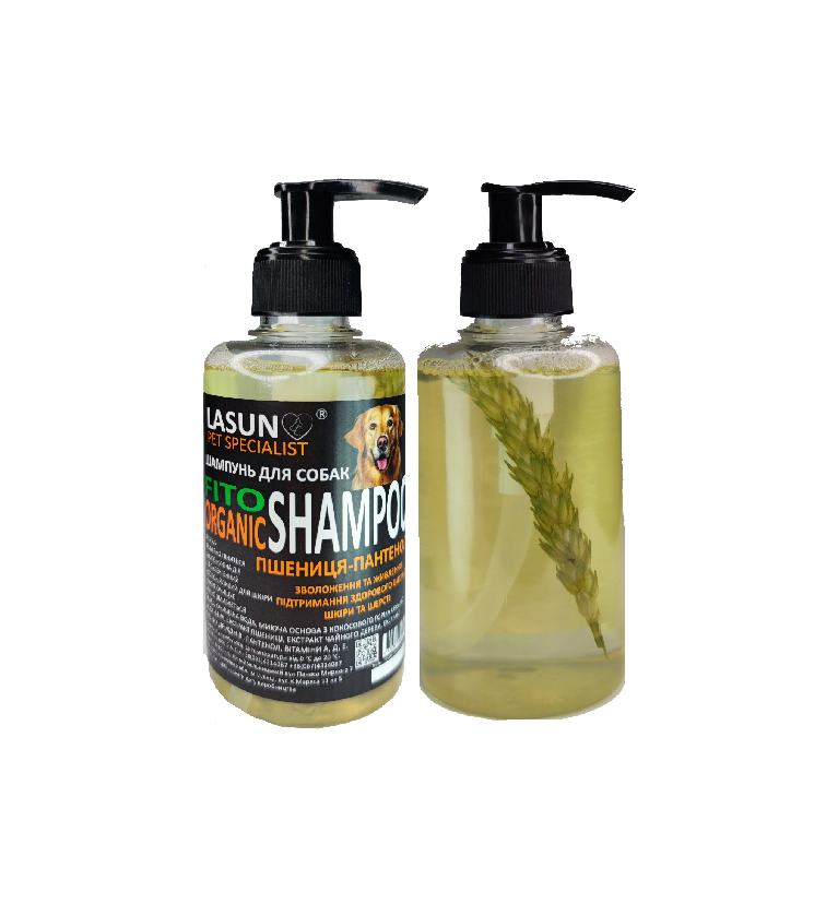 Шампунь для собак  fito ORGANIC (пшениця )