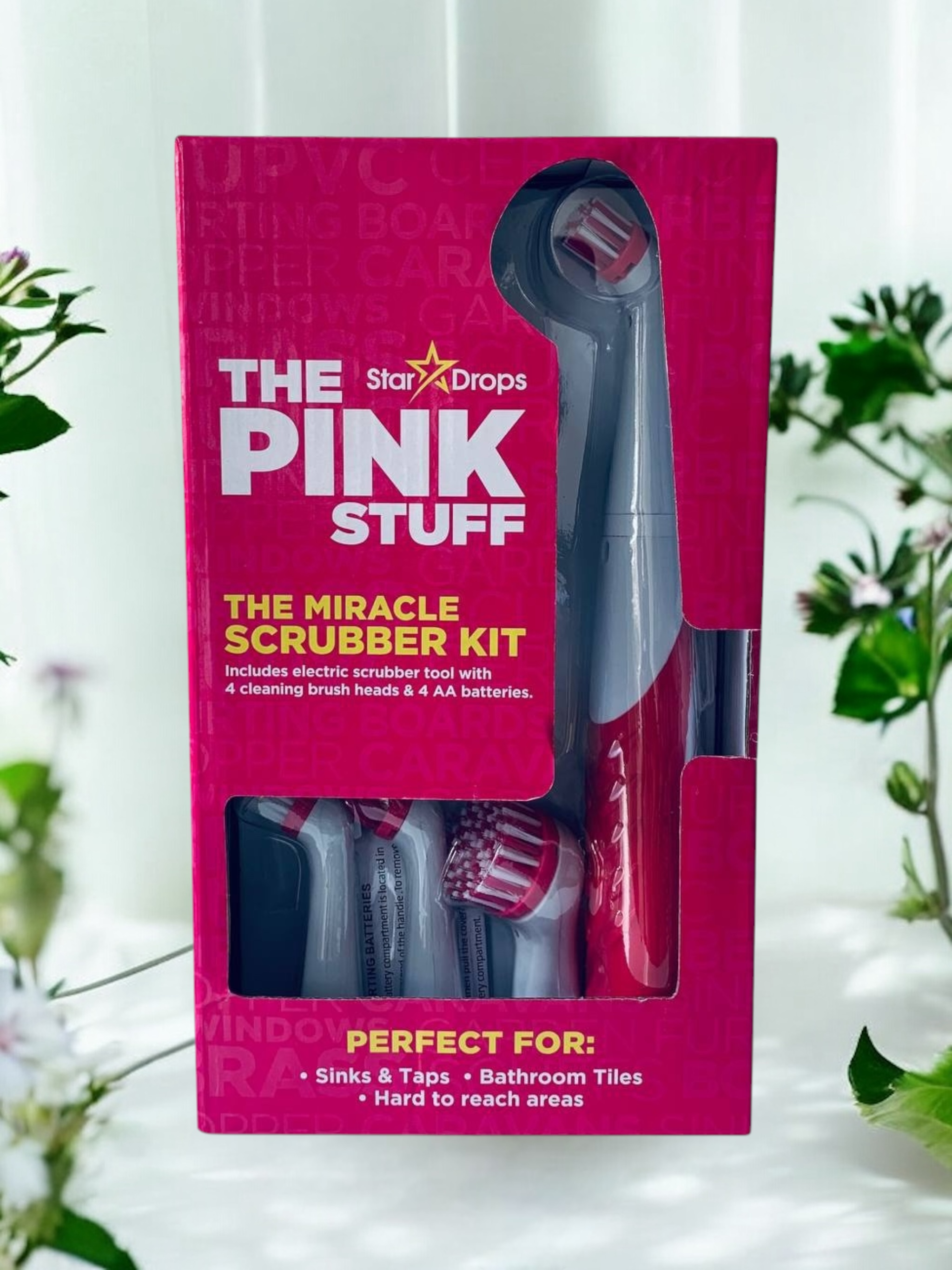 The Pink Stuff Щітка для прибирання (4 насадки)