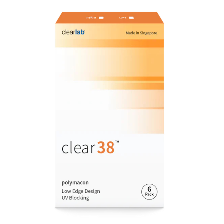 КОНТАКТНІ ЛІНЗИ ClearLab Clear 38 (6 бл./уп.)