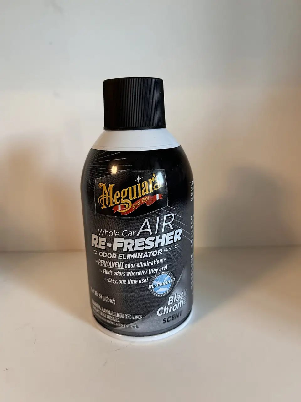 Усувач запахів в авто освіжувач Meguiar's Air Refresher Black Chrome Scent.