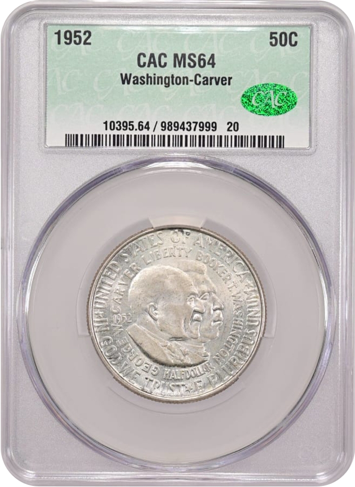 1952 50C Washington-Carver CACG MS64