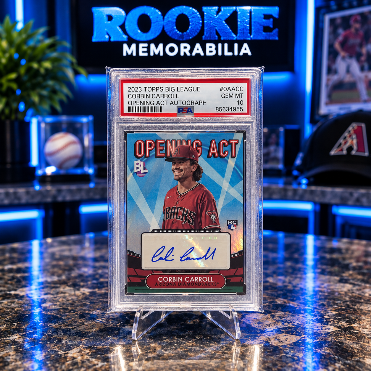 Corbin Carroll AUTO RC PSA 10