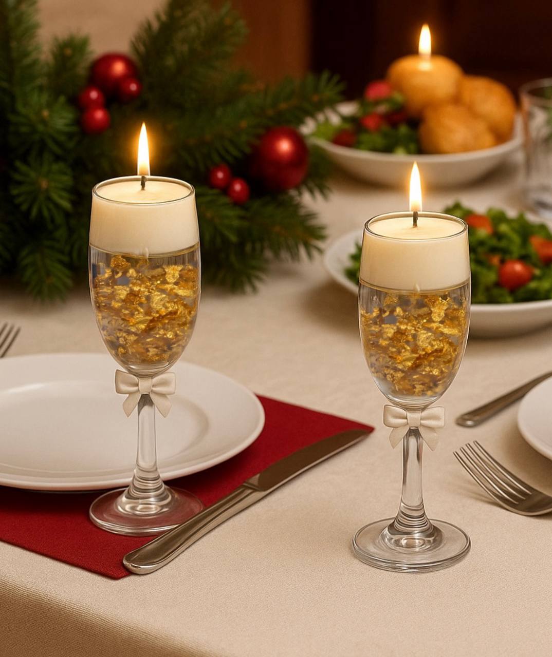 Ароматизована свічка "шампанське"