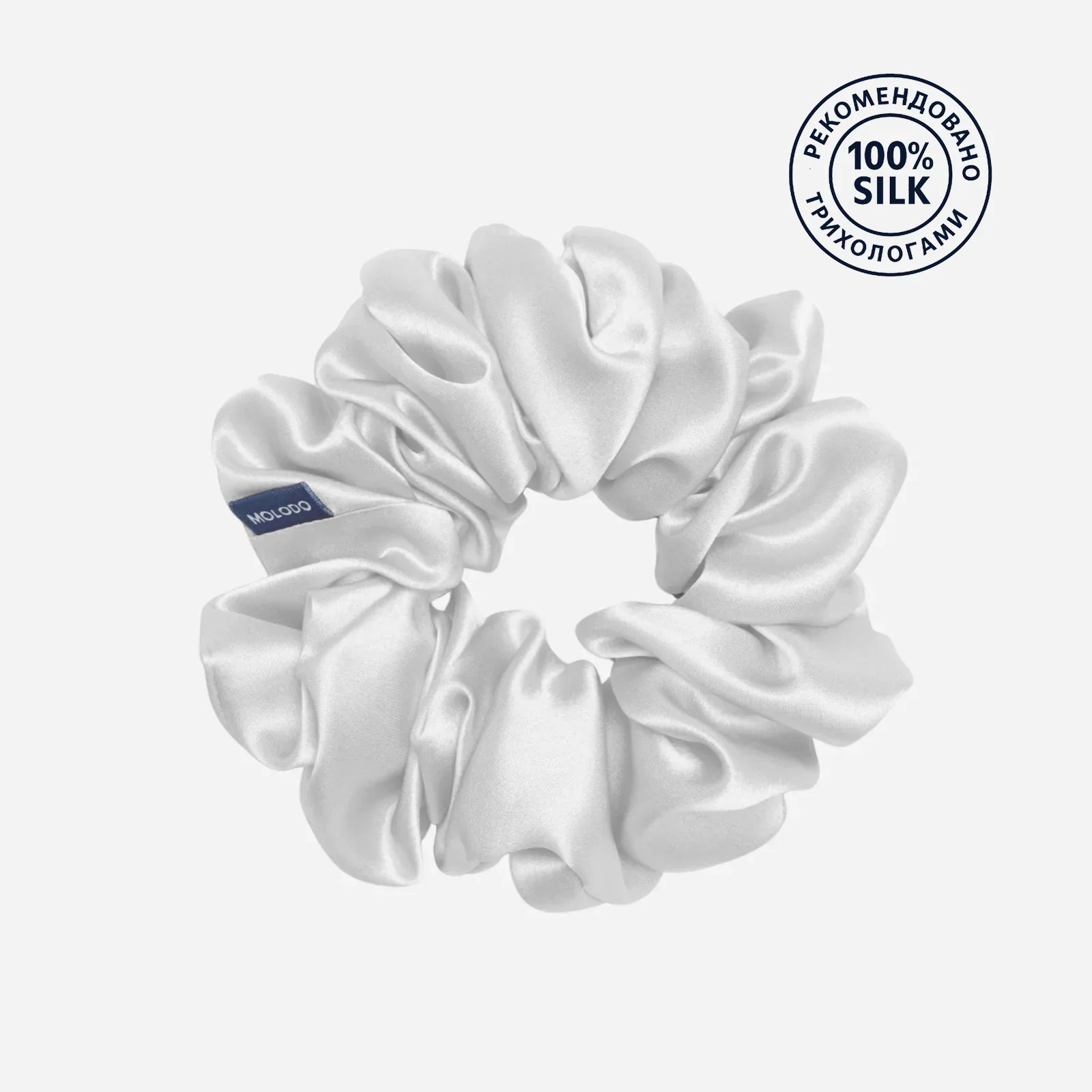 Шовкова резинка Molodo в молочному кольорі розмір L