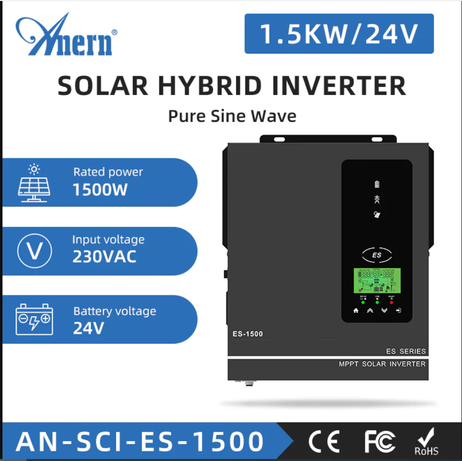 Гібридний інвертор Anern SCI-ES-1500 без WiFi